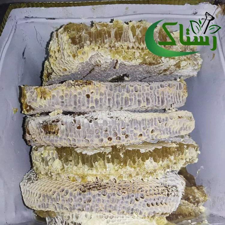 عسل طبیعی باموم خودبافت سبدگیاهی تبریز رستاک (یک کیلو یی) آذربایجان